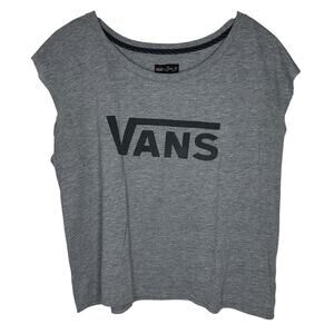 Vans X Jesse Jo Gray Hand-Cut Sleeve Chrome Hearts Juvenile Darlin Graphic L